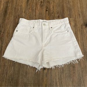 Frame Denim Le Brigette White Shorts Size 27